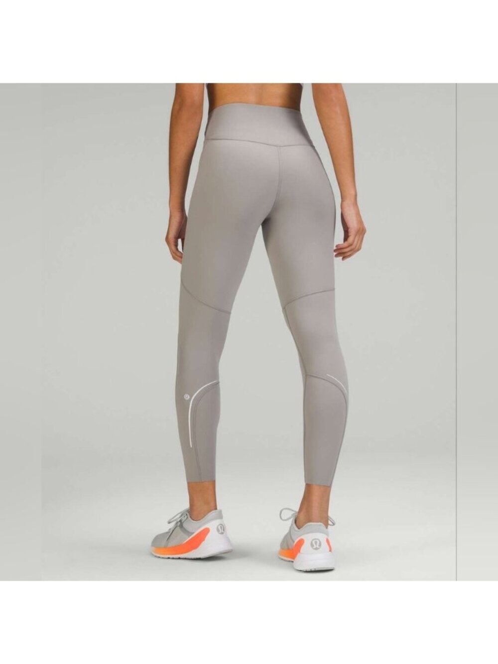 Lululemon Base Pace High-Rise Reflective Tight 25" Gull Grey